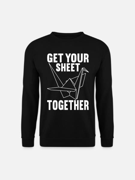 Origami - Unisex Sweatshirt - black