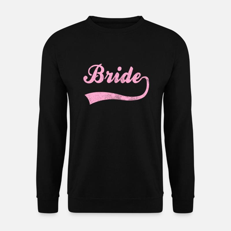 Lettrage de mariée nuptiale - Sweat-shirt Unisexe - noir