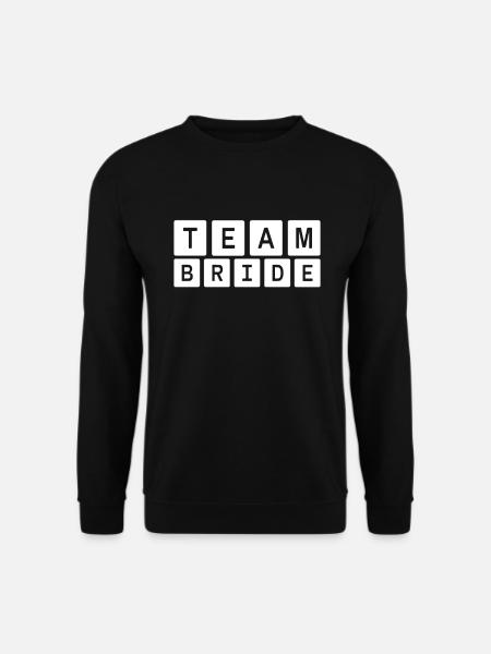 Team bride bride crew - Unisex Sweatshirt - black