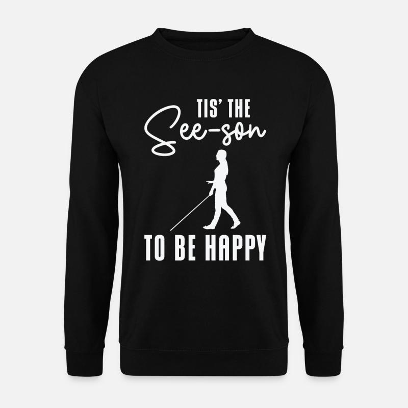 Conscience de la cécité aveugle en braille - Sweat-shirt Unisexe - noir