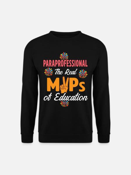Aide-enseignante enseignante - Sweat-shirt Unisexe - noir