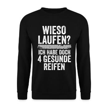 Auto Mechaniker KFZ Mechatroniker Tuner Schrauber - Unisex Pullover - Schwarz - Vorne - Alina (178cm) & Michal (187cm)
