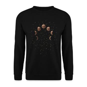 Sternbild Astronomie Astronom - Unisex Pullover - Schwarz - Vorne - Alina (178cm) & Michal (187cm)