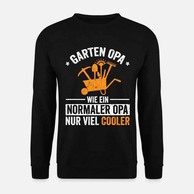 Garten Opa - Unisex Pullover - Schwarz