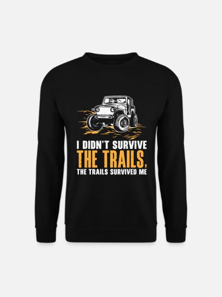 Off Road 4X4 Wheeler Offroading Dirt Mudding - Unisex Pullover - Schwarz