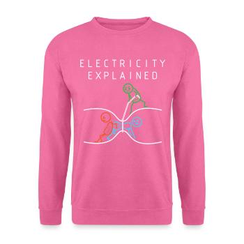 Elektrisches Diagramm Elektrizität - Unisex Pullover - Pink - Vorne