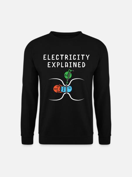 Natural Sciences Electrical Engineering - Unisex Sweatshirt - black