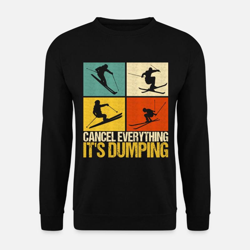 Skiers - Unisex Sweatshirt - black