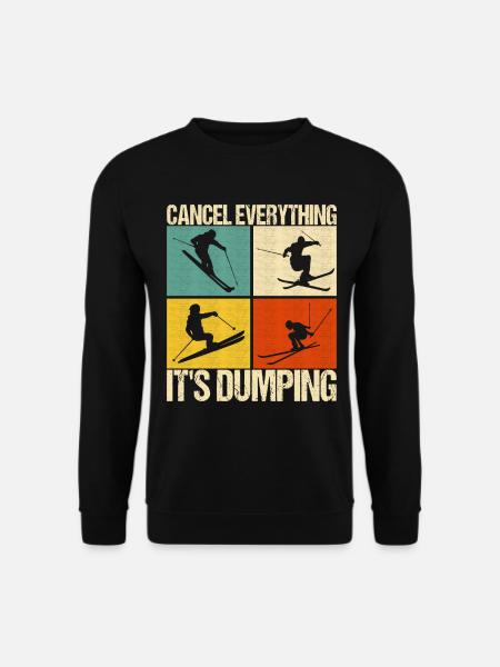 Skiers - Unisex Sweatshirt - black