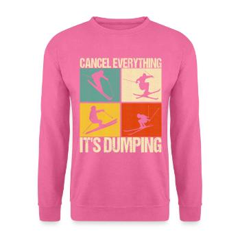 Skiers - Unisex Sweatshirt - pink - Front