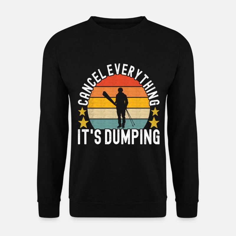 Skiers - Unisex Sweatshirt - black