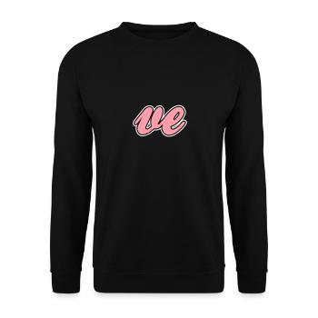 Love Liebe Teamshirt - Unisex Pullover - Schwarz - Vorne - Alina (178cm) & Michal (187cm)