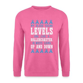 Pancréas diabétique - Sweat-shirt Unisexe - rose - Devant