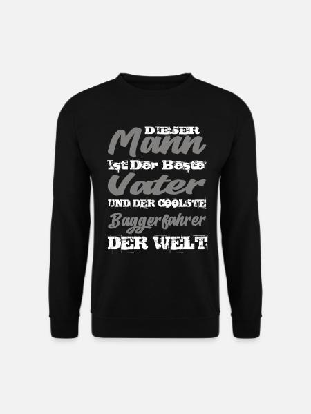 Baggerfahrer - Unisex Pullover - Schwarz
