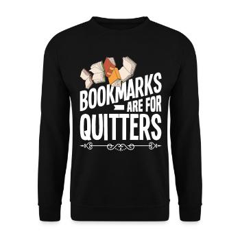 Rat de bibliothèque Livres Lire Livre Rat de bibliothèque - Sweat-shirt Unisexe - noir - Devant - Alina (178cm) & Michal (187cm)