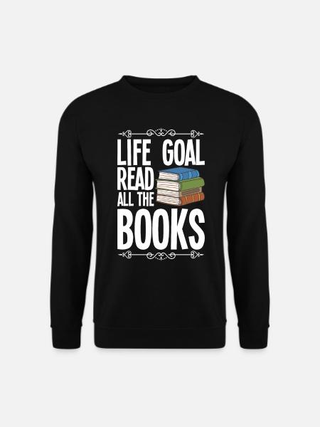 Bookworm Books Read Book Bookworm - Unisex Sweatshirt - black