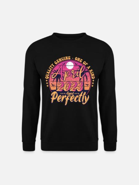 Mars 2023 anniversaire 2023 Retro 2023 Mars - Sweat-shirt Unisexe - noir