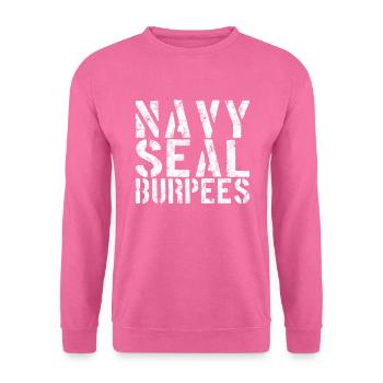 Chemise Burpees - Sweat-shirt Unisexe - rose - Devant
