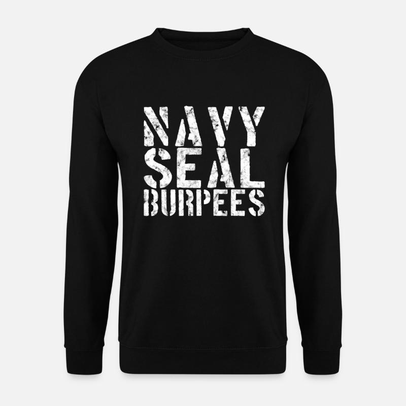 Burpees Shirt - Unisex Pullover - Schwarz
