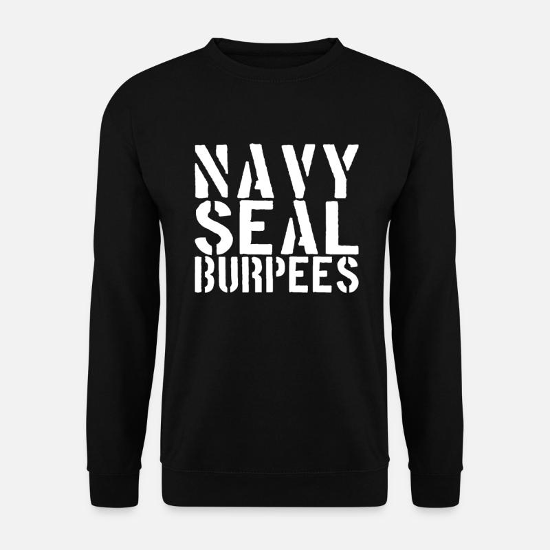 Burpees Shirt - Unisex Pullover - Schwarz