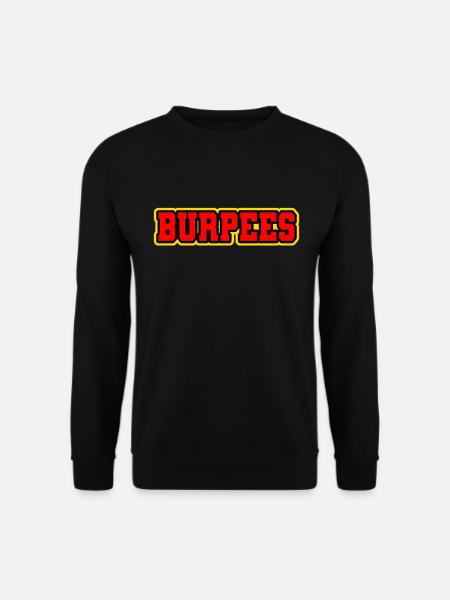 Burpee's bright lettering - Unisex Sweatshirt - black