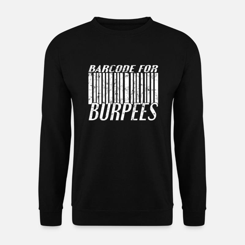 Burpee Barcode - Unisex Sweatshirt - black