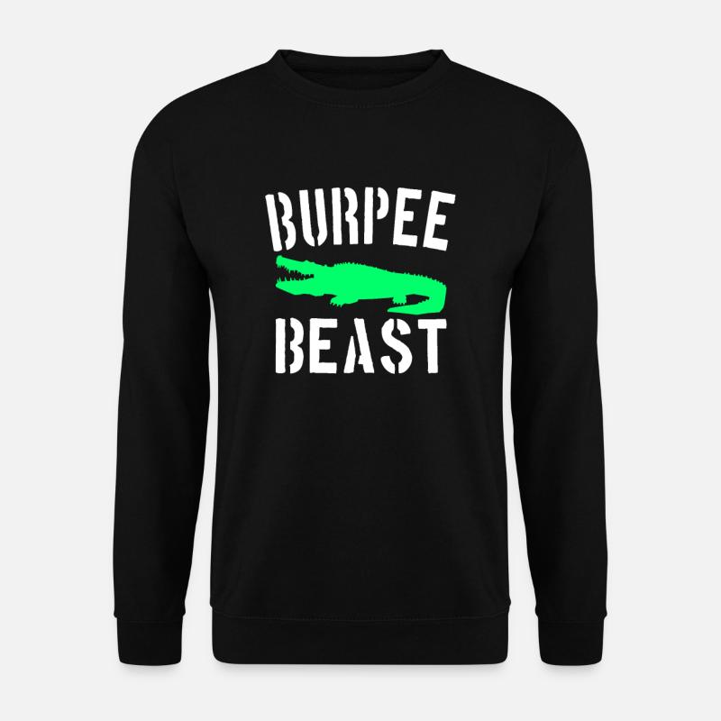 Burpee Beast - Unisex Pullover - Schwarz