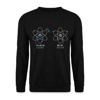 Formule scientifique de la physique quantique - Sweat-shirt Unisexe - noir - Devant - Alina (178cm) & Michal (187cm)
