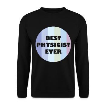 Rétro Physique Amoureux Éducatif - Sweat-shirt Unisexe - noir - Devant - Alina (178cm) & Michal (187cm)