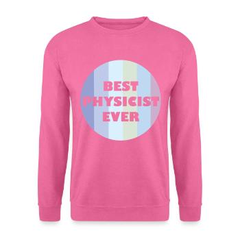 Rétro Physique Amoureux Éducatif - Sweat-shirt Unisexe - rose - Devant