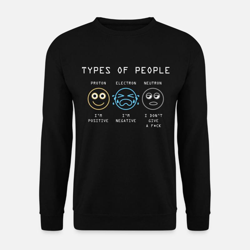 Elektron Neutron Physiker - Unisex Pullover - Schwarz