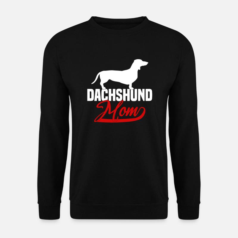 Dachshund mom - Unisex Sweatshirt - black