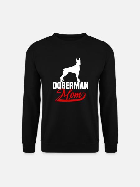 Maman Doberman - Sweat-shirt Unisexe - noir