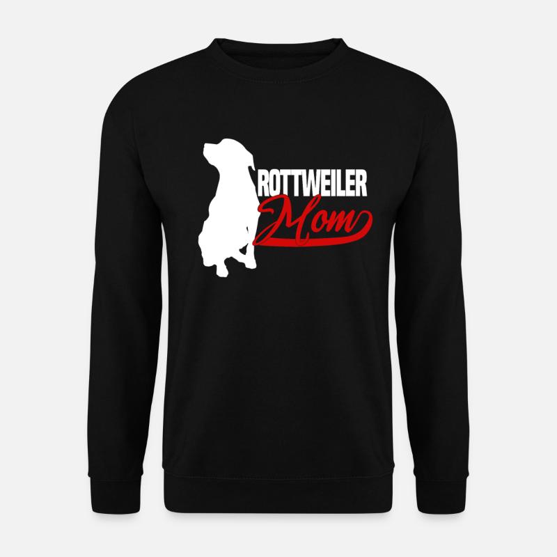 Rottweiler Mom - Unisex Sweatshirt - black