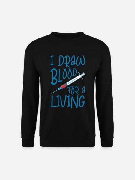 Phlebotomist Phlebotomy Nurse Tech - Unisex Sweatshirt - black