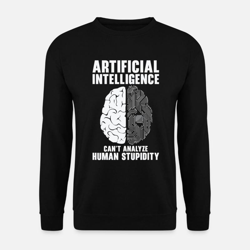 Programmeur d’intelligence artificielle Cerveau - Sweat-shirt Unisexe - noir