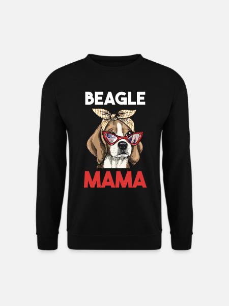 Dog Beagle Mama - Unisex Sweatshirt - black