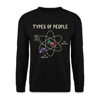Physical Science - Unisex Sweatshirt - black - Front - Alina (178cm) & Michal (187cm)