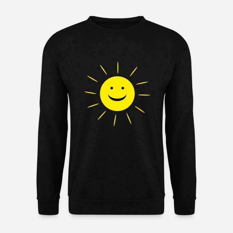 Sonne gute Laune - Unisex Pullover - Schwarz