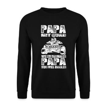 Quad - Unisex Pullover - Schwarz - Vorne - Alina (178cm) & Michal (187cm)