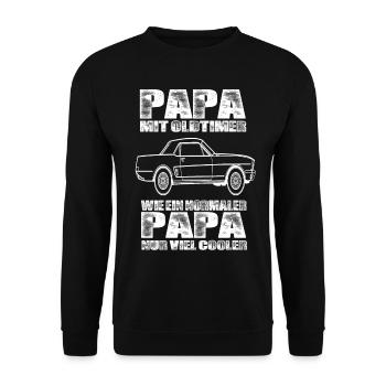 Oldtimer - Unisex Pullover - Schwarz - Vorne - Alina (178cm) & Michal (187cm)