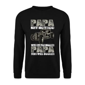 Hotrod - Unisex Pullover - Schwarz - Vorne - Alina (178cm) & Michal (187cm)