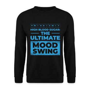 Diabetische Bauchspeicheldrüse - Unisex Pullover - Schwarz - Vorne - Alina (178cm) & Michal (187cm)