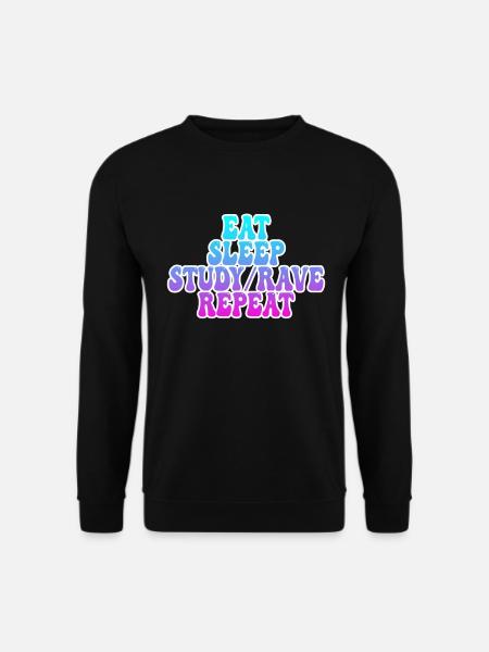 Study et Raven - Sweat-shirt Unisexe - noir