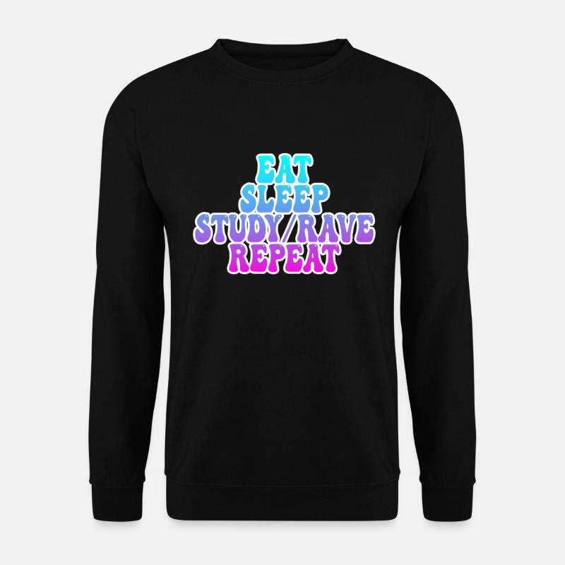 Studieren und Raven - Unisex Pullover - Schwarz