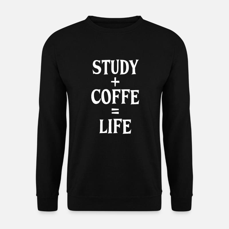 Étude et café - Sweat-shirt Unisexe - noir