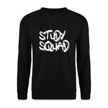 Study Squad - Unisex Sweatshirt - black - Front - Alina (178cm) & Michal (187cm)
