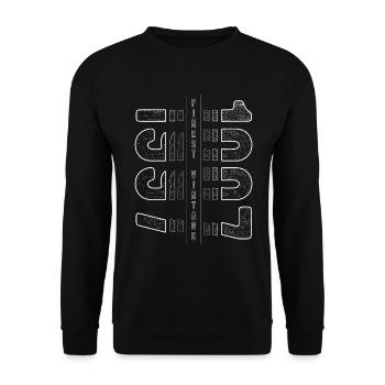 Finest Millésime 1997 Année de naissance 1997 Anniversaire - Sweat-shirt Unisexe - noir - Devant - Alina (178cm) & Michal (187cm)