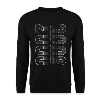 Finest Vintage 2006 Year of birth 2006 Birthday - Unisex Sweatshirt - black - Front - Alina (178cm) & Michal (187cm)