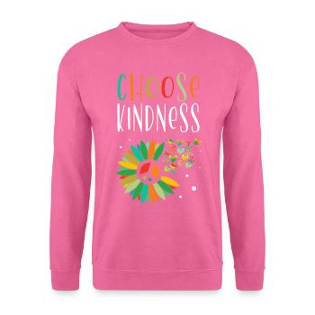 Choisissez la convivialité Inspiration Motivation - Sweat-shirt Unisexe - rose - Devant